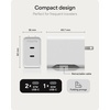 image:imageMophie Speedport70 GAN USBC Charger Block  70W Fast Wall Charger 2 USBC PD Ports Compact Foldable Prongs Made with Recycled Materials for Smartphones Tablets Headphones67W